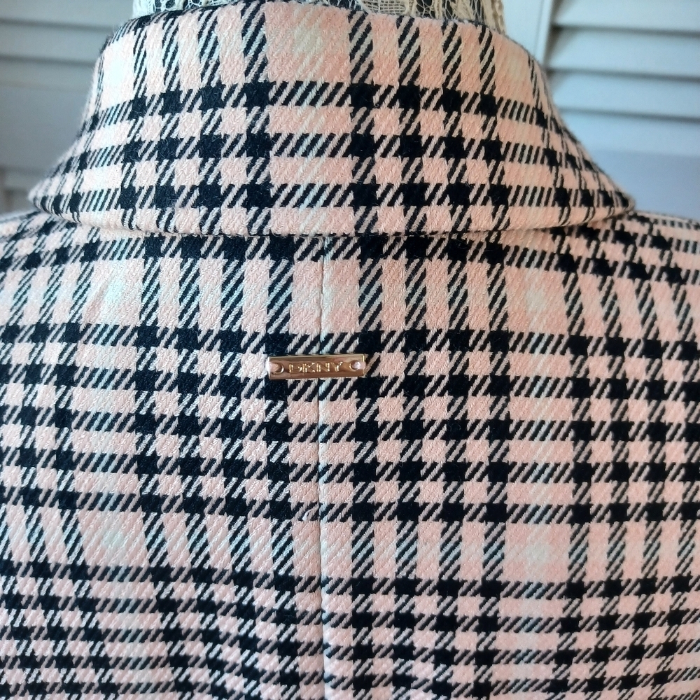 DKNY Womens Below Hips Double Breasted Long Sleeve Boyfriend Jacket Blazer - Picture 7 of 15